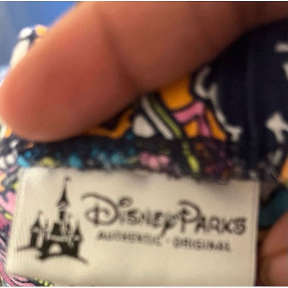 Disney Parks Paisley Mickey Mouse Pajama‎ Pants Unisex Size M Multicolor - Picture 4 of 6